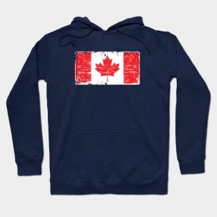 Grunge Canadian flag Hoodie